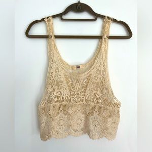 Lace tank top